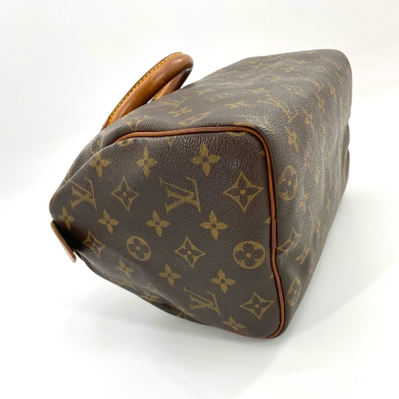 Louis Vuitton Brown Monogram Speedy 25 Handbag - Picture 3 of 9